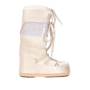 代购 BOOT女士雪地靴保暖防滑透气绝缘填充白色尼龙材质 MOON