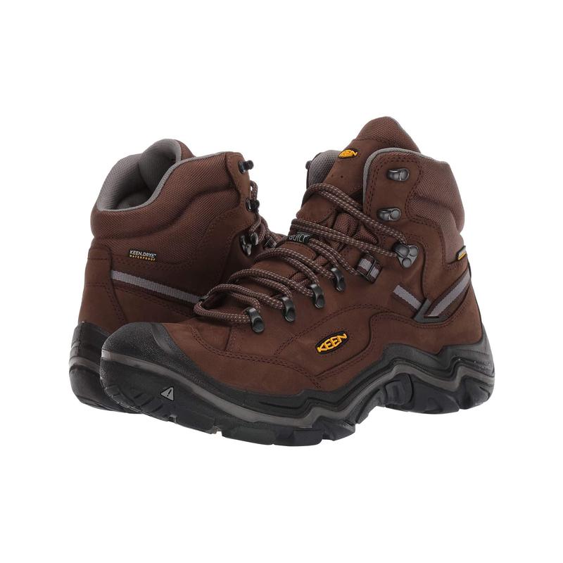 代购KEEN Durand II男士徒步鞋防水防滑缓震登山鞋中帮系带户外鞋