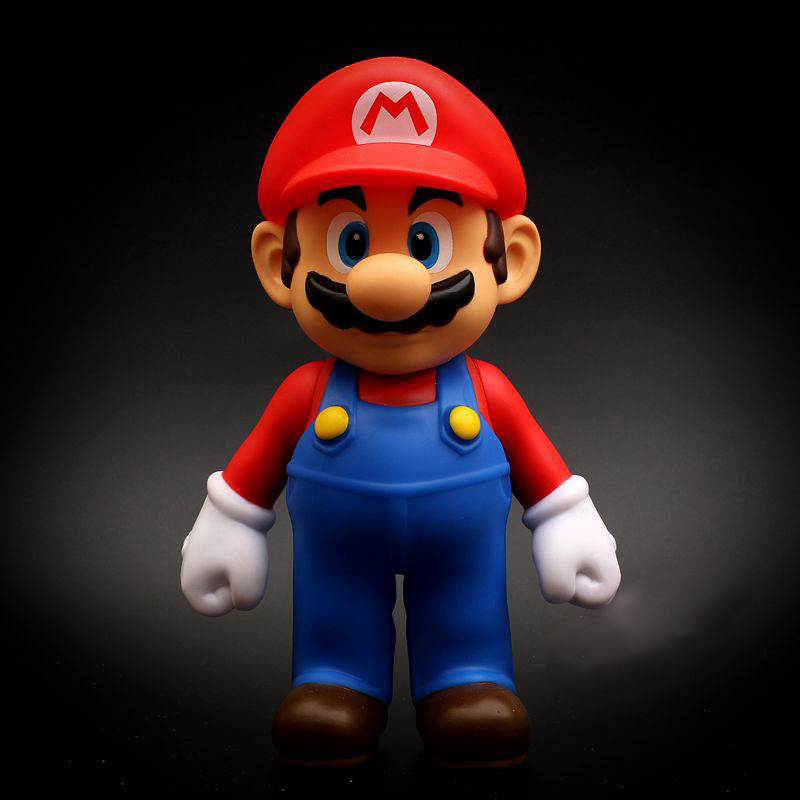 超级玛丽SuperMario马里奥路易耀西公仔玩具手办摆件玩偶可动模型