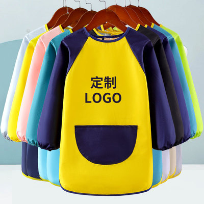 画画罩衣防水防油防脏定制LOGO