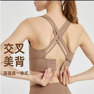 春夏高强度防震运动内衣跑步瑜伽背心女聚拢防下垂健身