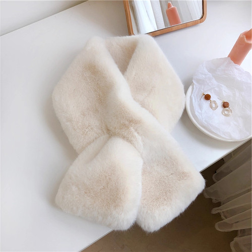 儿童高品质毛毛围脖亲子宝宝围巾