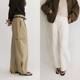加州公路 秋季 重磅工装 SLO 裤 女2025新款 白色卡其色宽松阔腿裤