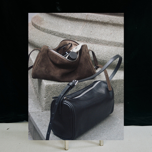 SLO“吐司包”100头层牛皮革高级女真皮包复古单肩斜挎腋下通勤包