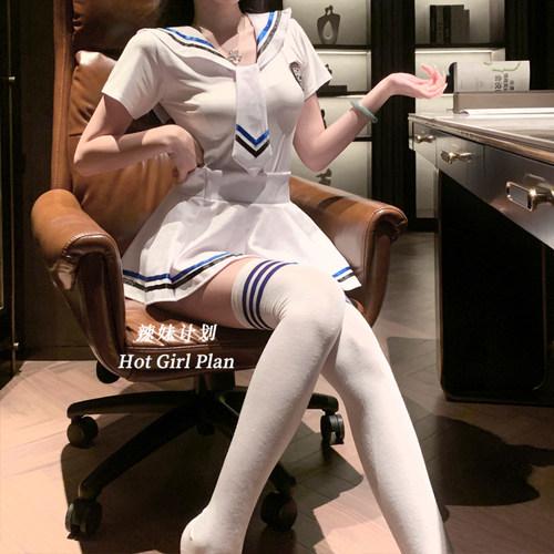 辣妹计划：清纯学妹*学院风jk水手服性感内衣cos制服qqny情趣套装