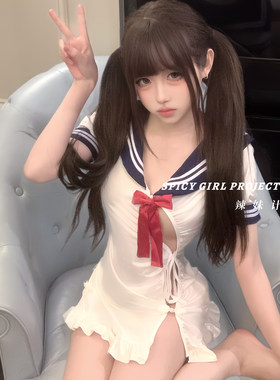 辣妹计划~情调学院风水手服纯欲性感JK制服睡裙约会战袍qqny内衣