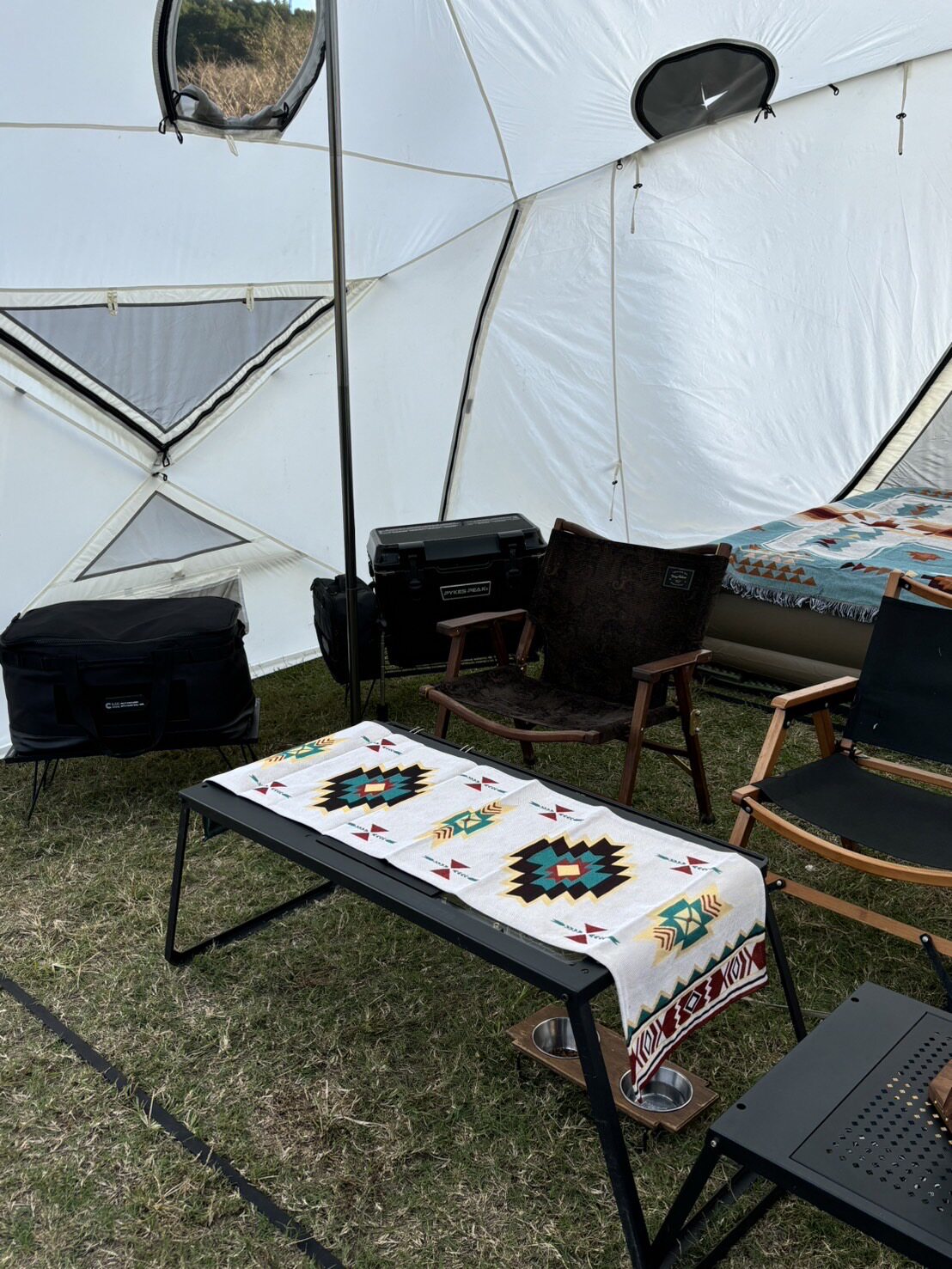 桌旗布艺户外桌子蛋卷桌桌布