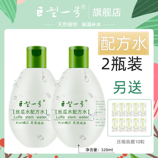 配方补水滋润保湿 清爽湿敷水爽肤水 巨型一号丝瓜水320mL2瓶装