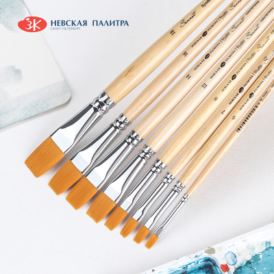 俄罗斯白夜Sonnet人造毛平头画笔