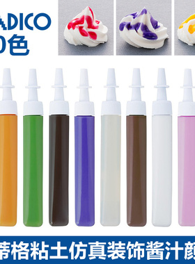 日本PADICO帕蒂格粘土仿真果果酱 装饰酱汁颜料DIY手工食玩果酱