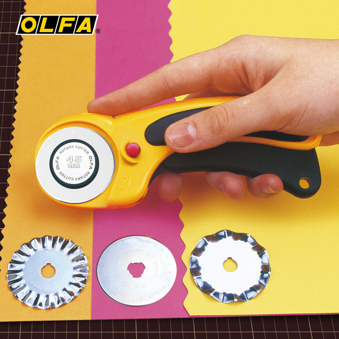 Japan OLFA European hair Art Designer security Hob Straight edge lace Dashed Security Lock Patchwork Cloth cutting knife Leatherwear cutting Round knife 45mm bladein the Electronic Dictionary/Electronic paper book/Stationery , Crop supplies , Letter Opener  category - from Buy2taobao.com to provide professional Taobao agent buy service