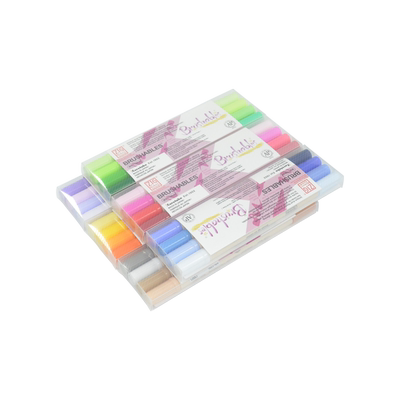 双头brush手账笔水彩吴竹插画笔