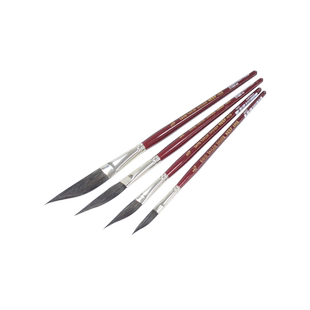 澳大利亚NEEF水彩画笔 4850短杆刀锋松鼠毛混毛 水彩辅色特效用画笔墨水系 大卫泰乐David Tayor冠名