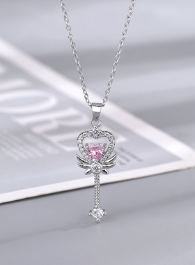 生日礼物吊坠项链桃子家银吊坠女