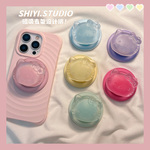 糖果色HelloKitty脑袋适用MagSafe手机磁吸懒人支架气囊伸缩吸附