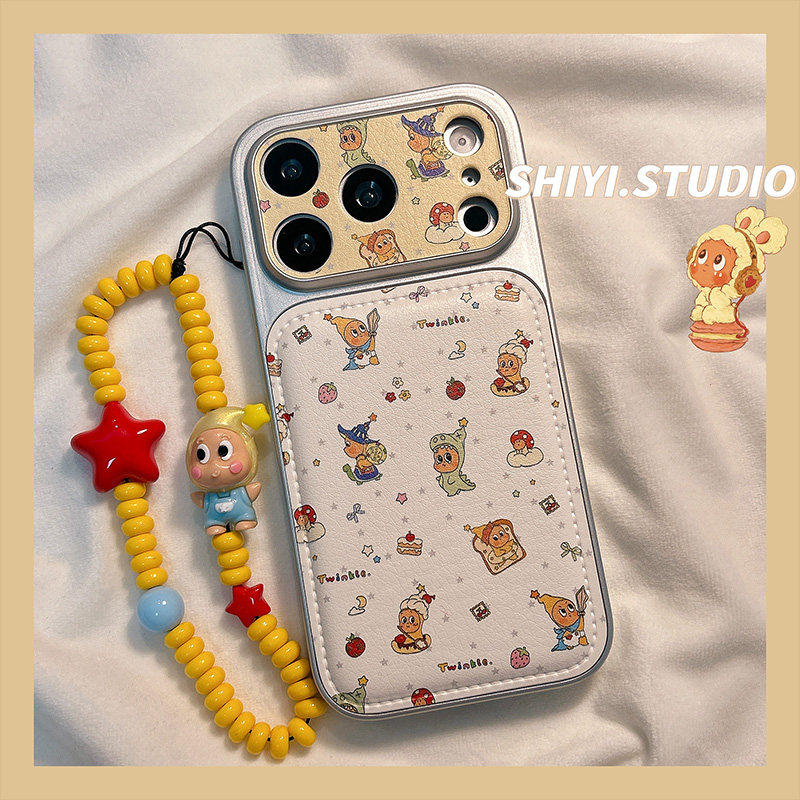 可爱满屏星星小卡通适用苹果17promax手机壳带链条16pro新款iphon17软萌15pro少女心16硅胶14防摔15皮质软壳,3C数码配件,手机保护套/壳,淘宝优惠券,粉丝福利购,淘宝优惠卷