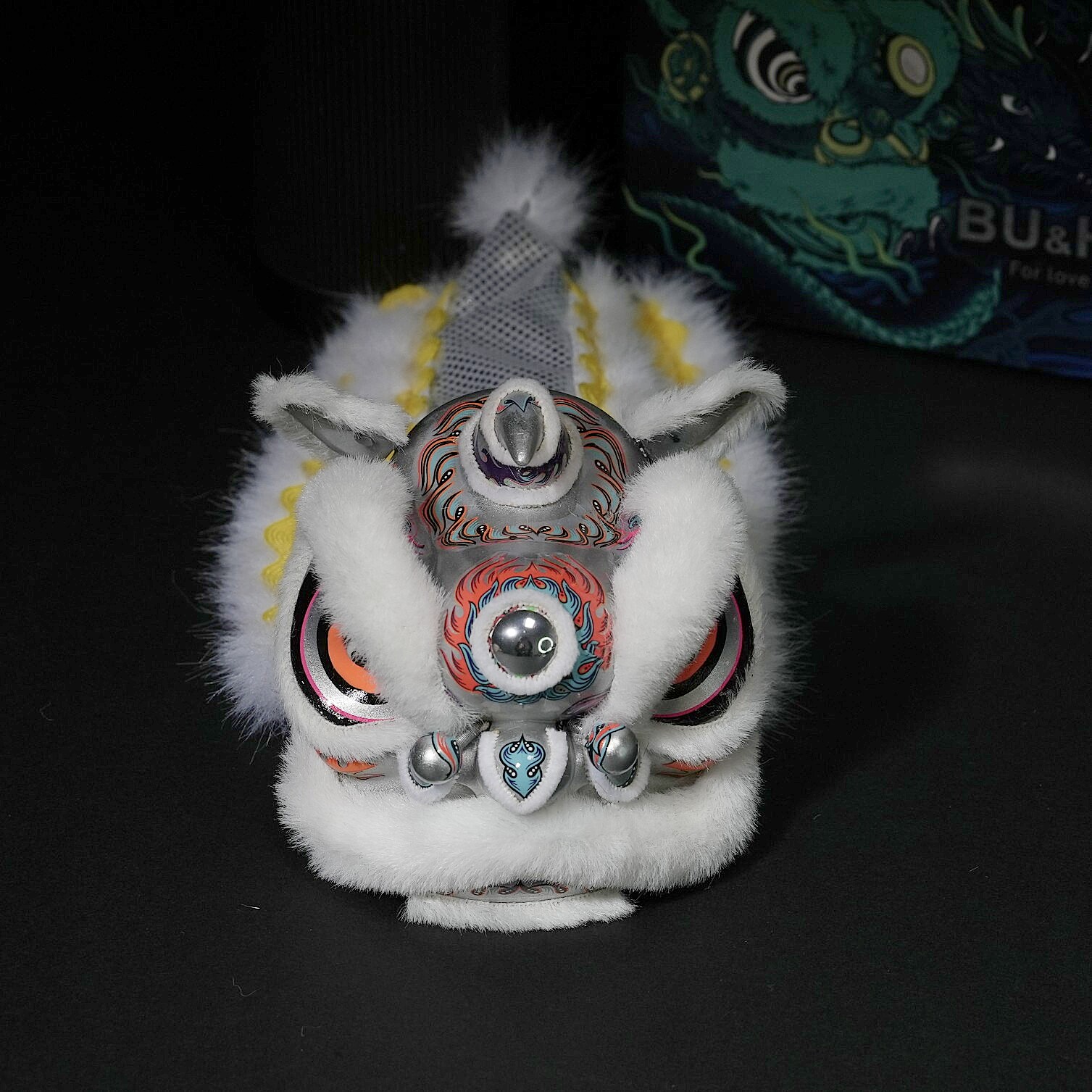 BU&HU卟虎醒狮车摆件礼品广东特色礼物情侣手办搜藏图片