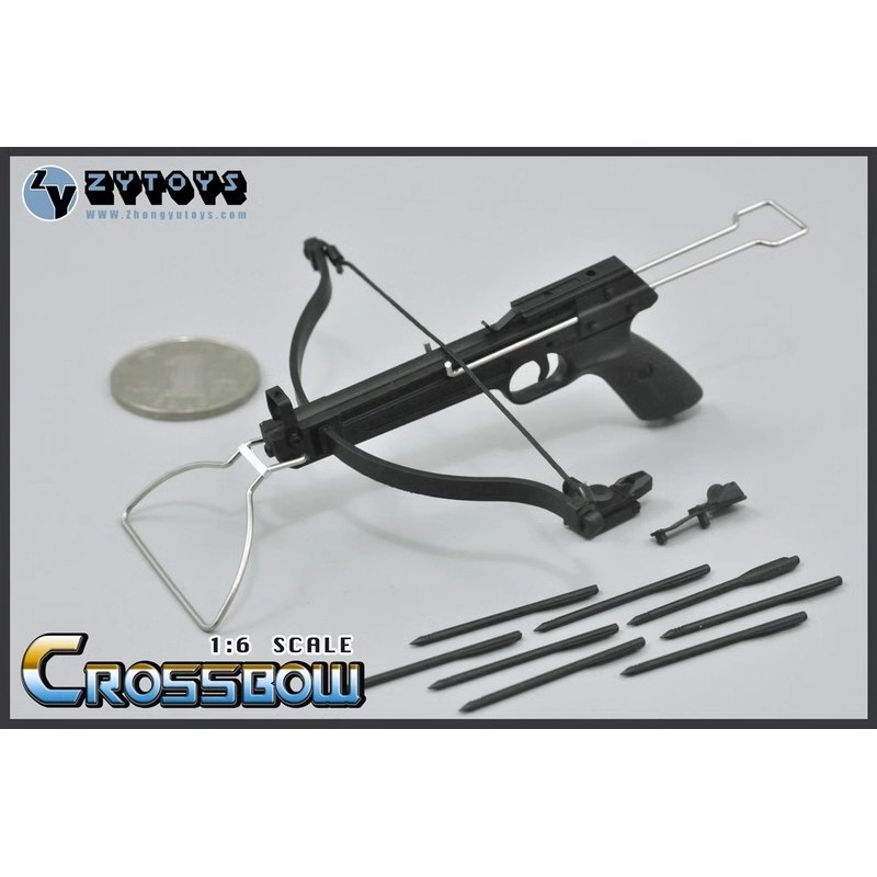 ZYTOYS-1/6兵人 弩枪 弓箭 手办模型塑料 ZY8041 BJD OBJ 娃娃