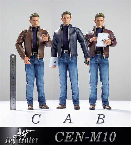 1/6兵人服饰 Toy Center CEN-M10 时尚潮流皮衣套装模型 现货