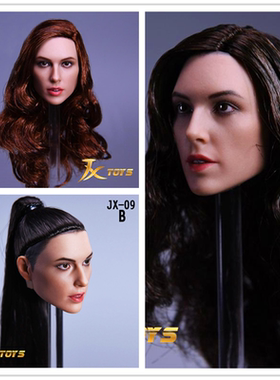 1/6 兵人头雕 欧美植发女头雕 JX-09 盖尔加朵 神奇女侠头雕 现货