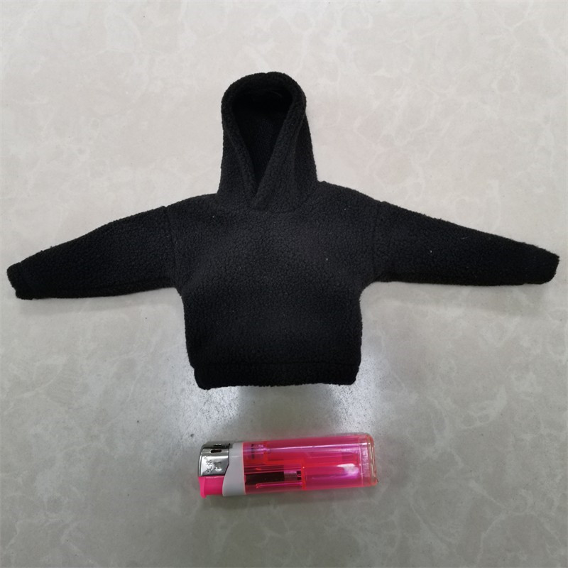 1/6 男兵人衣服 潮流连帽卫衣帽衫外套12寸可动人偶模型配件 现货