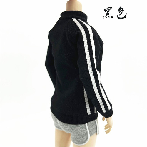 女兵人学生运动外套12寸模型配件