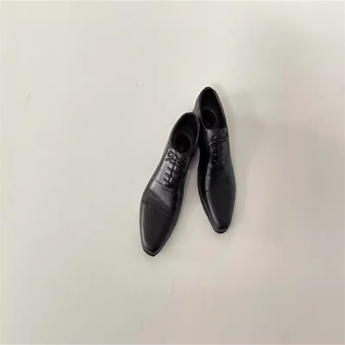 1/6  潮流 男兵人 人偶服饰配件 西装皮鞋实心鞋子模型 散件 现货