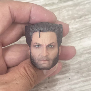 1/6男兵人头雕 X-MAN 金刚狼4.0 休杰克曼非HT X战警逆转未来现货