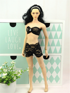 1/6女兵人 吊带蕾丝内衣 内裤 适合岚包胶 PHl钢骨包胶素体 现货