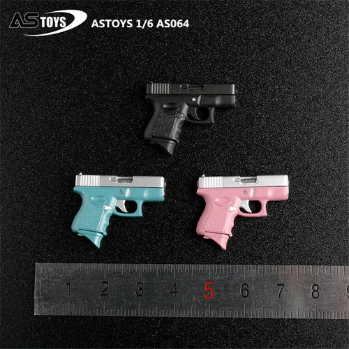 ASTOYS 1/6 兵人配件 AS064 黑寡妇 格洛克G20 模型