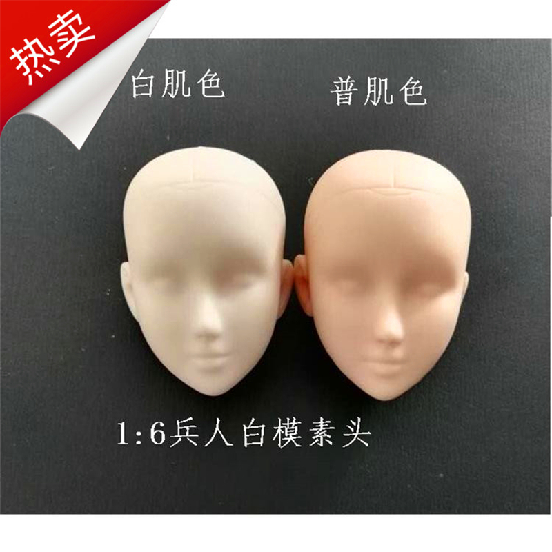 模型头雕绘画女兵人现货