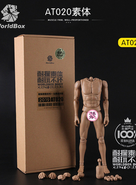 Worldbox 1/6兵人素体模型 AT020 耐操素体 带脖头雕通用版 现货