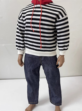 1/6 潮流男兵人 嘻哈街头 宽松牛仔裤 DG028 可搭配AT027素体现货