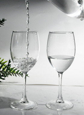 玻璃红酒杯醒酒器一体成型高脚杯380ml配人工760ml倒酒壶套装