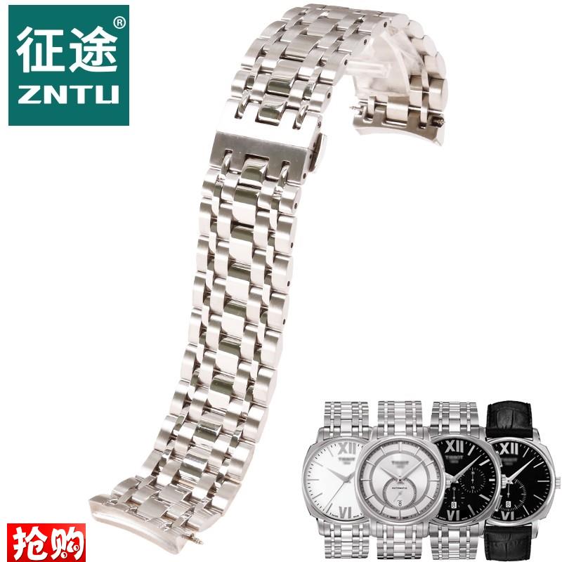 原装适用天梭绅士系列钢带1853男T059表链手表带T059507A/528A