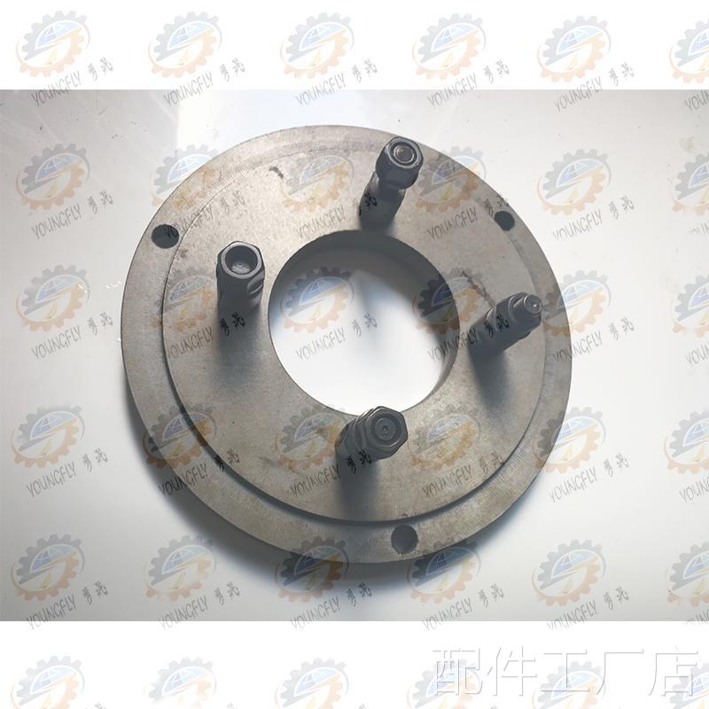 机床配件沈阳CA140 CA6150三爪卡盘四爪卡 盘主轴6连接法兰盘C6型