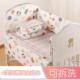 厂家YX 婴儿床品床围头防撞护栏棉靠垫类三件N套摇篮童笠床软包