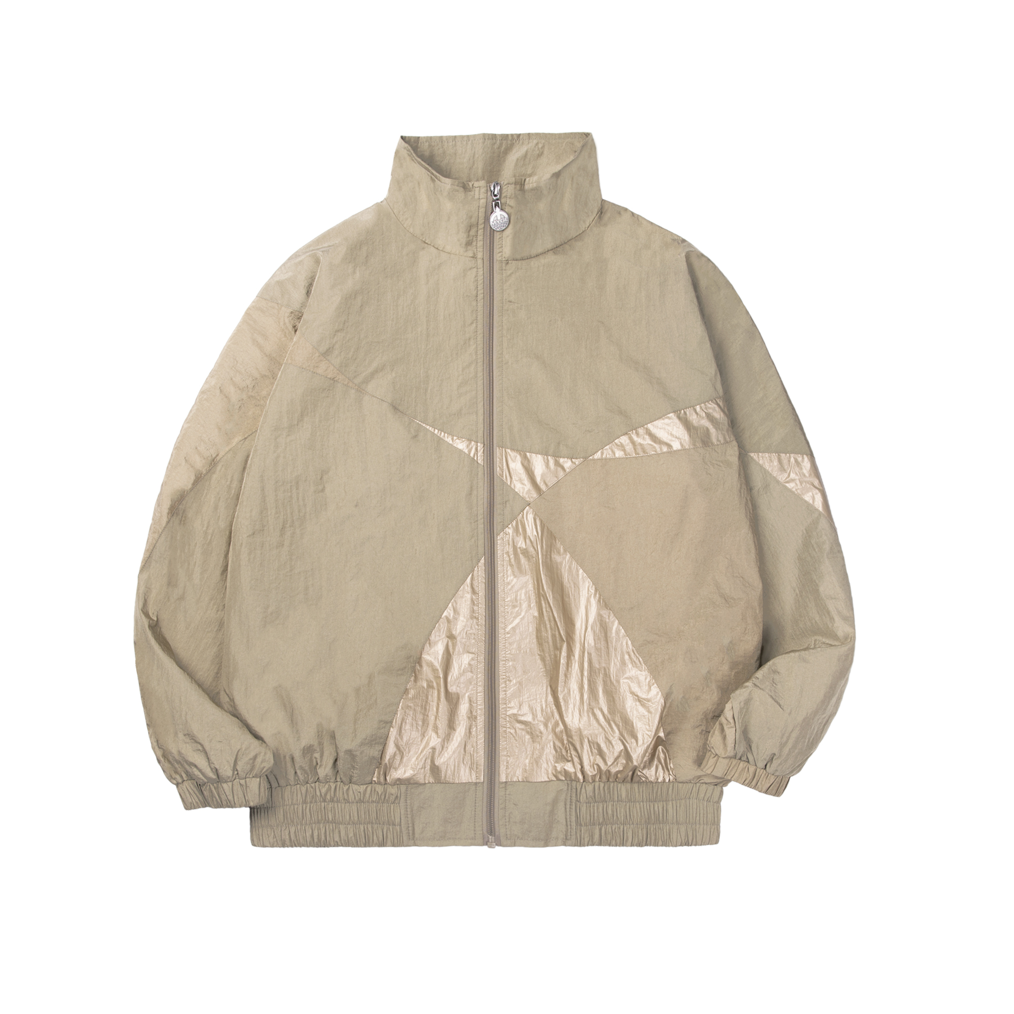 夹克myge轨迹多材质拼接