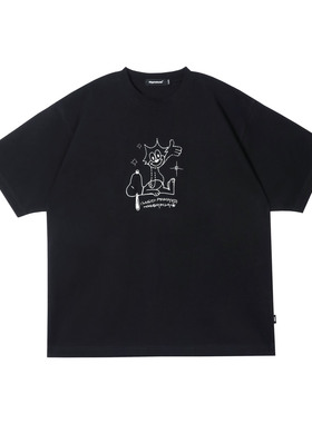 MYGE 22S/S 梦游多维世界印花T恤纯棉重磅短袖T恤