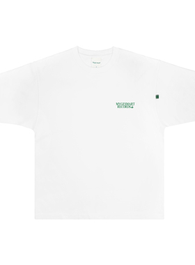 MYGESMART  音乐唱片店标准字体印花T恤 纯棉短袖T恤