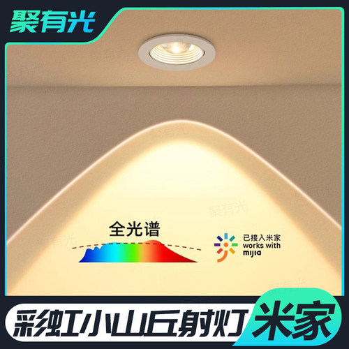 Mesh2.0双眼皮彩虹小山丘射灯