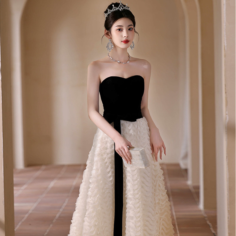 晚礼服女2025新款高级感宴会生日成人在逃公主轻奢小众高端公主裙