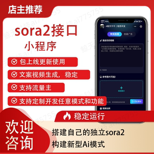 AI智能软件微信小程序开发文生视频图生视频提示词生视频广告企业