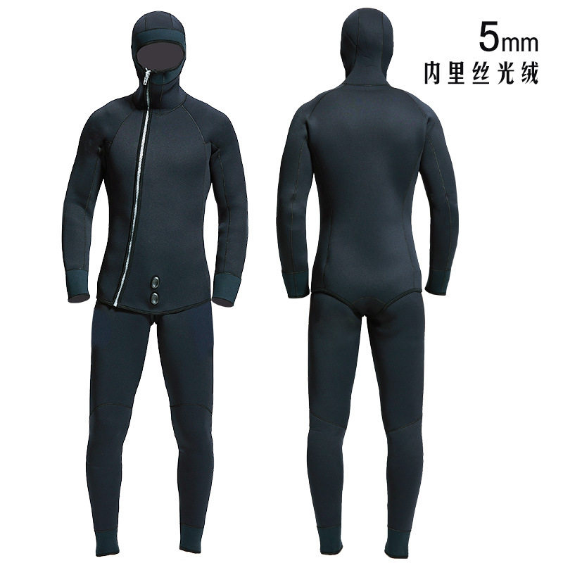 一件潜水服5mm分体两件套潜水服冲浪服防寒保暖潜水套装男
