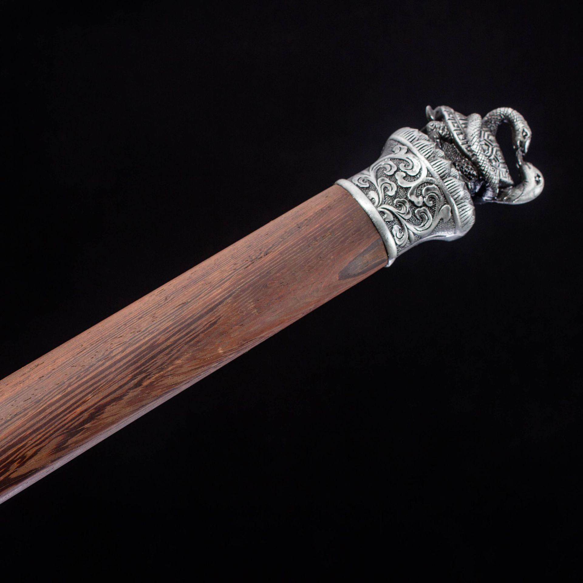 龙泉市刀剑高锰钢双手加长牛尾战刀防晒朴刀冷兵器陌刀未开刃