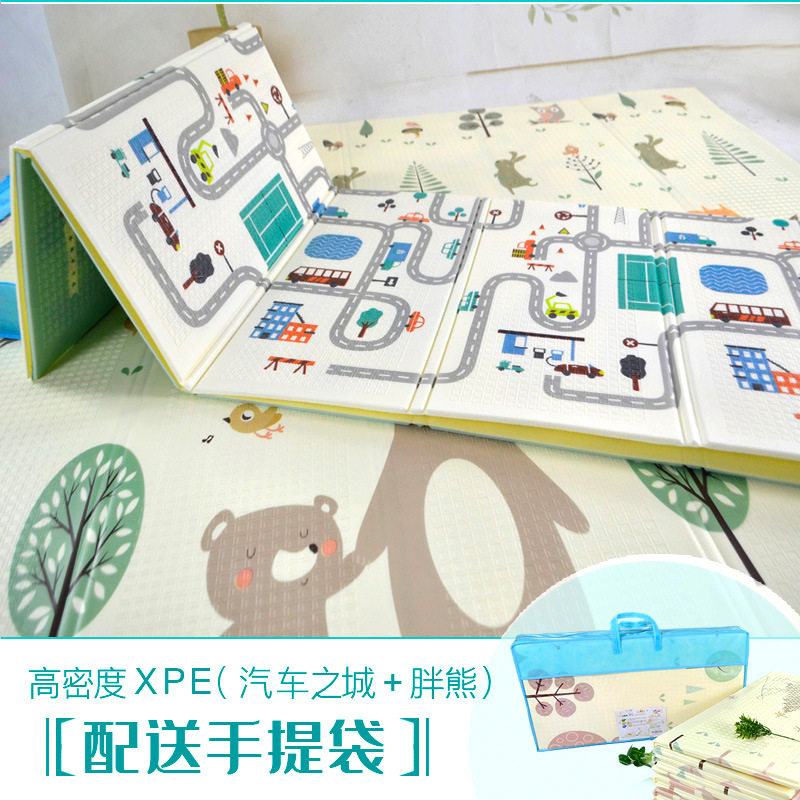 xpe折叠爬行  手提袋包装 儿童爬爬地