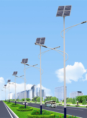 太阳能一体化路灯led家用节能灯厂家单臂高杆灯户外照明灯具