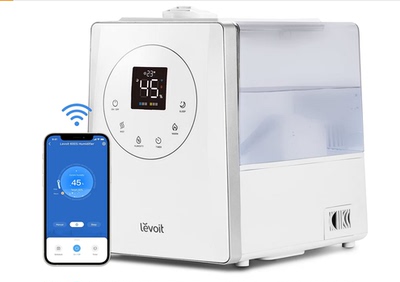 英国代购LEVOIT Smart Humidifiers 6L 温冷雾智能加湿器香薰精油