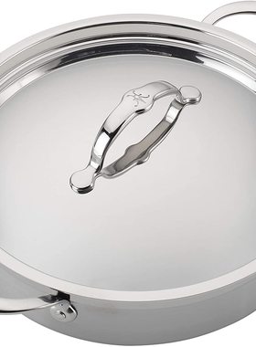 美国代购Hestan ProBond Sauteuse 不锈钢炖锅3.5夸脱意大利制造