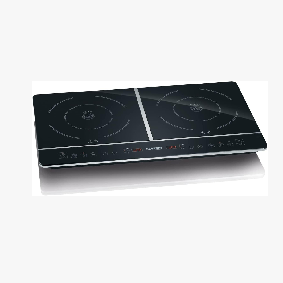 德国代购Severin Double Hot Plate Induction 便携式双灶电磁炉